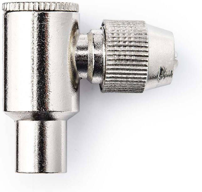 Nedis IEC Connector | Gehoekt | Male | Zilver | 2 Stuks | 1 stuks CSGP40905ME