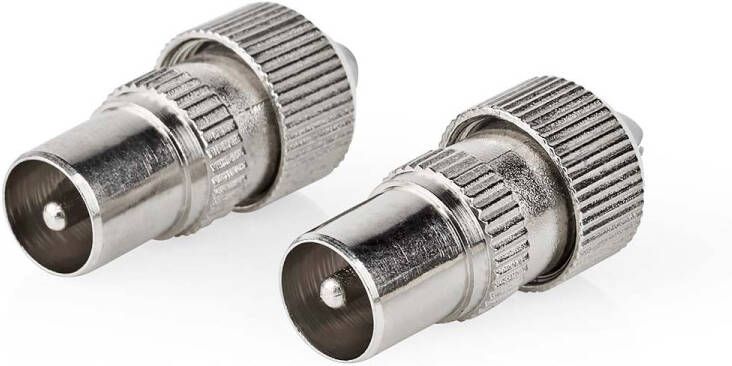 Nedis IEC Connector | Male | Zilver | 2 Stuks | 1 stuks CSGP40902ME