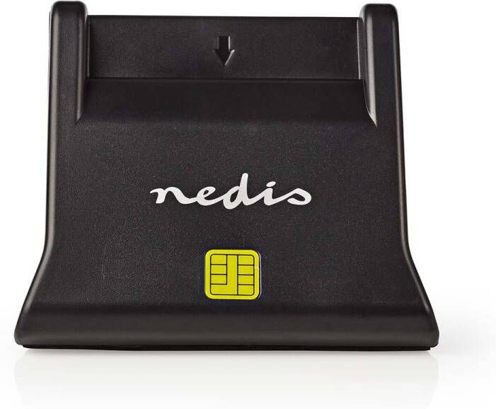 Nedis Kaartlezer | Smart Card (ID) | USB 2.0 | 1 stuks CRDRU2SM3BK