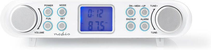 Nedis Keukenradio | FMvoeding | Digitaal | 1.5 W | 2 " | 1 stuks RDFM4000WT