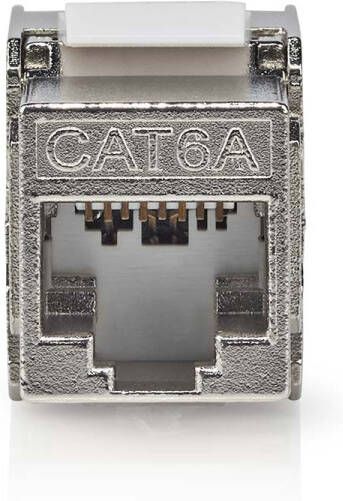 Nedis Keystone | CAT6a | RJ45 Female | S FTP | Metaal | Doos CCGB89730ME