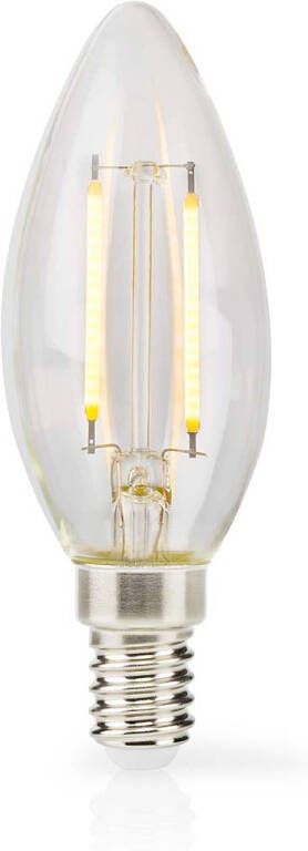Nedis LED-Filamentlamp E14 | 7 W | 806 lm | 2700 K | 1 stuks LBFE14C353