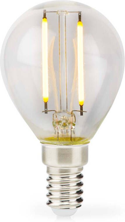 Nedis LED-Filamentlamp E14 | G45 | 2 W | 250 lm | 2700 K | 1 stuks LBFE14G451