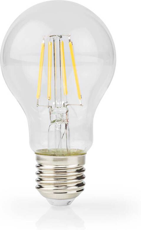 Nedis LED-Filamentlamp E27 | A60 | 4 W | 470 lm | 2700 K | Warm Wit | Retrostijl | 1 Stuks LBFE27A601