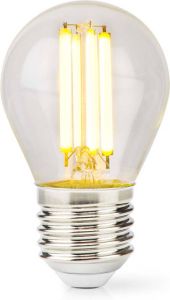 Nedis LED-Filamentlamp E27 | G45 | 7 W | 806 lm | 2700 K | 1 stuks LBFE27G453