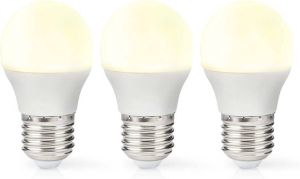 Nedis LED-Lamp E27 | G45 | 4.9 W | 470 lm | 2700 K | 3 stuks | 1 stuks LBE27G452P3