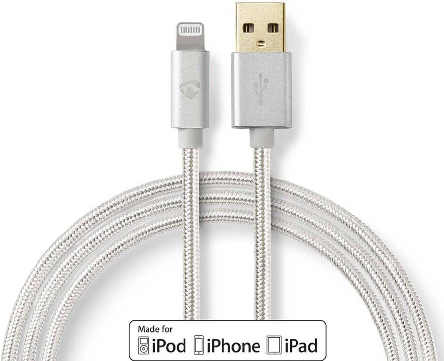Nedis Lightning Kabel | Apple Lightning 8- Pins naar USB-A Male | 3 m | 1 stuks CCTB39300AL30