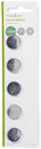 Nedis Lithium-Knoopcelbatterij CR2016 | 3 V DC | 5-Blister | Zilver | 1 stuks BALCR20165BL