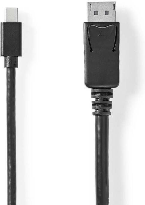 Nedis Mini DisplayPort-Kabel | Mini-DisplayPort Male naar DisplayPort Male | 48 Gbps | 2 m | 1 stuks CCGB37404BK20