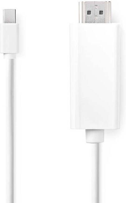 Nedis Mini DisplayPort-Kabel | Mini-DisplayPort Male naar HDMI | 21.6 Gbps | 2 m | 1 stuks CCGB37600WT20