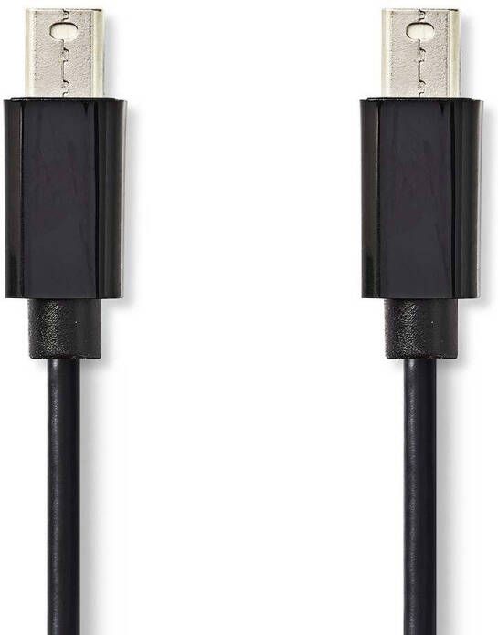 Nedis Mini DisplayPort-Kabel | Mini-DisplayPort Male naar Mini-DisplayPort Male | 21.6 Gbps | 1 m | 1 stuks CCGP37500BK10