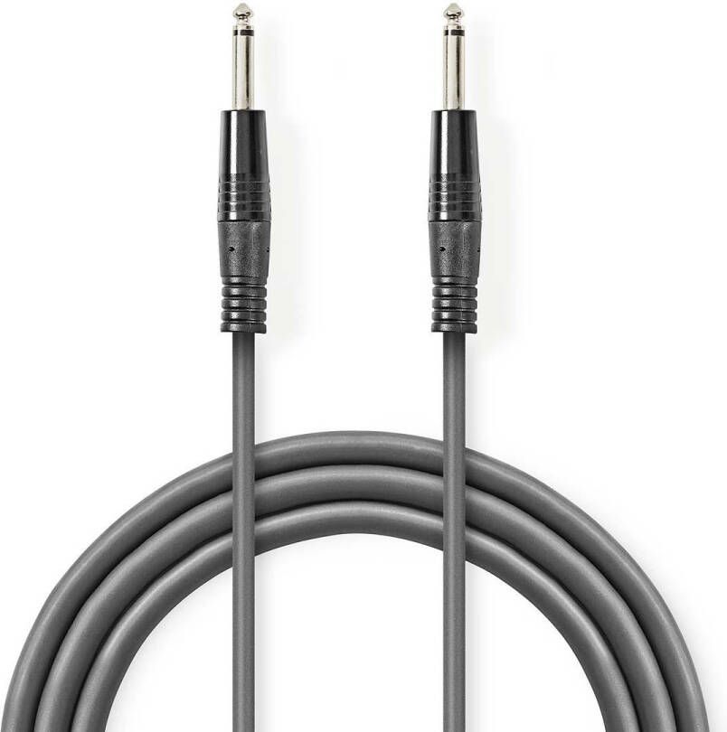 Nedis Mono-Audiokabel | 6 35 mm Male naar 6 35 mm Male | 3 m | 1 stuks COTH23050GY30