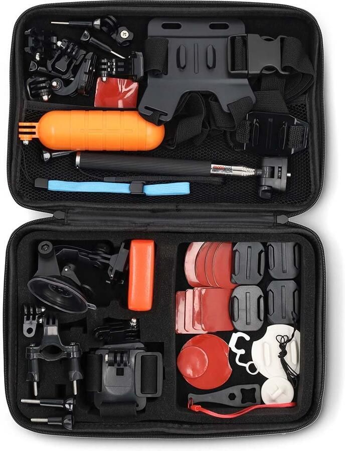 Nedis Action Cam Mount | 41 in 1 | Zwart ACKT2410BK