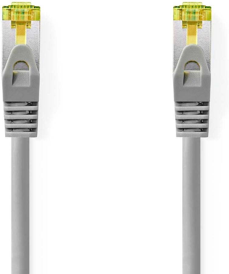 Nedis Cat 8.1 Netwerkkabel | S FTP | RJ45 Male | RJ45 Male | 3.00 m | Rond | LSZH | Grijs | Label CCGL85520GY30
