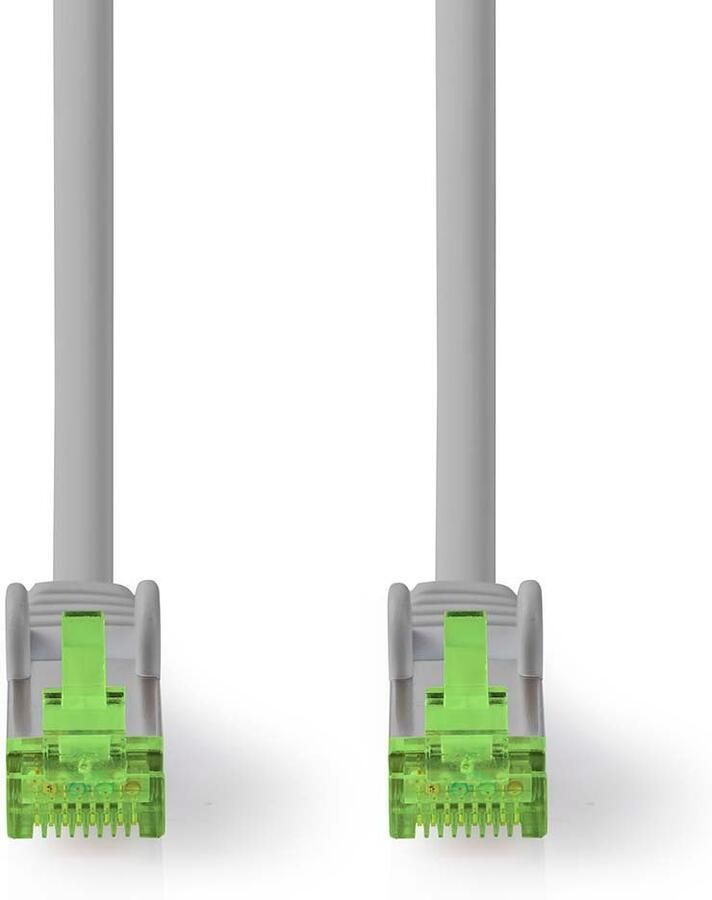 Nedis Cat 8.1 Netwerkkabel | S FTP | RJ45 Male | RJ45 Male | 15.0 m | Rond | LSZH | Grijs | Label CCGL85520GY150
