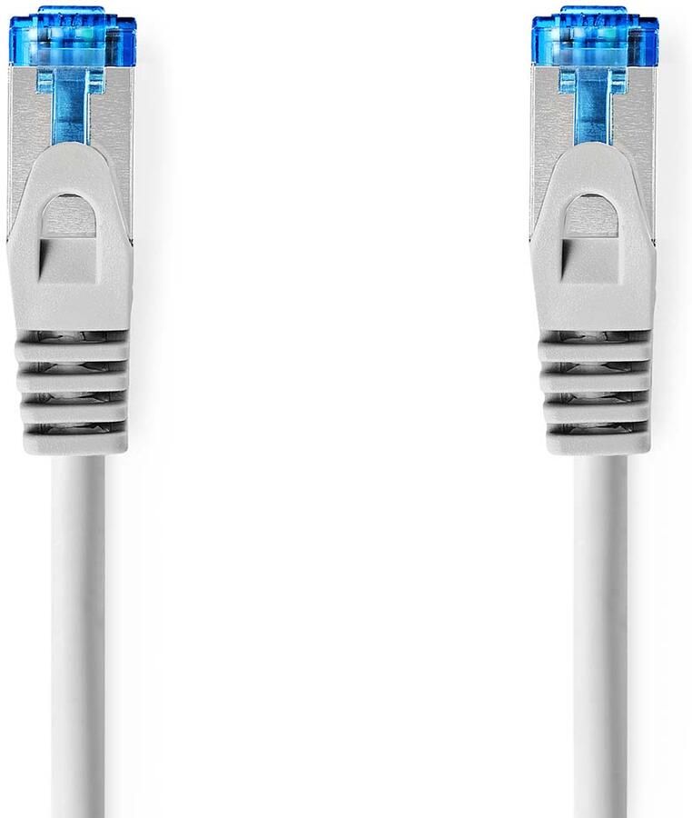 Nedis CAT6a netwerkkabel | S FTP | RJ45 Male | RJ45 Male | 20.0 m | Snagless | Rond | LSZH | Grijs | Label CCGL85330GY200