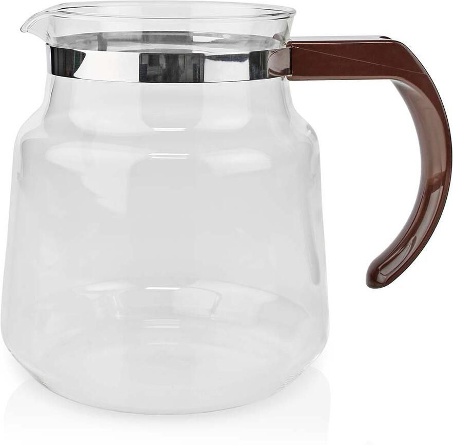 Nedis Glazen Koffiekan | Geschikt voor: Moccamaster K KB 1 0PL Excellent 10S | 1.2 l | Bruin KACM100CPBN