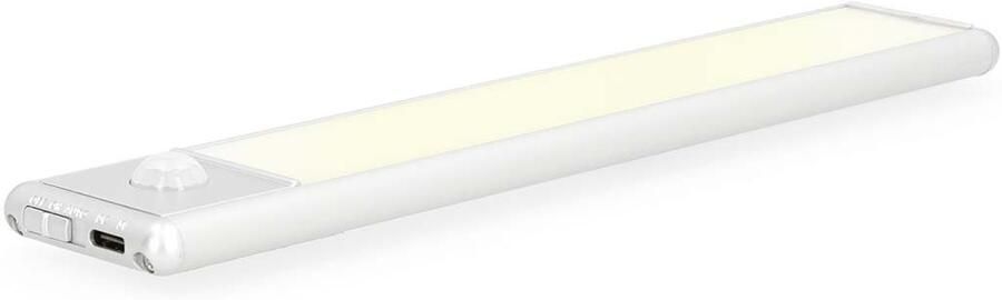 Nedis Kastverlichting | 110 lm | Oplaadbaar | 1100 mAh | Bewegingssensor | 600 min | 5 V DC LCRM01WT