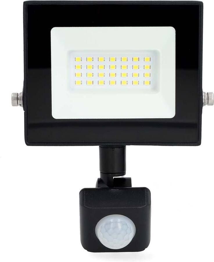 Nedis LED-Bouwlamp | 4000 K | Nominale lichtstroom: 1620 lm | IP44 | 1.00 m | Energieklasse: F | 220 240 V AC 50 60 Hz | 20 W LLFLP15BLK