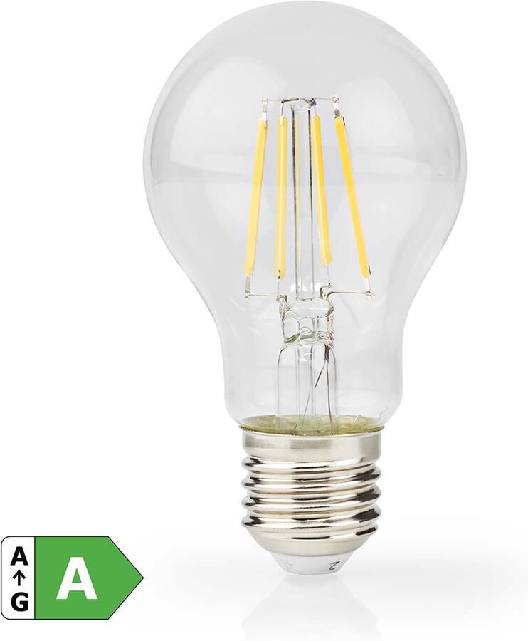 Nedis LED-Filamentlamp E27 | A60 | 3.8 W | 806 lm | 2700 | Warm Wit | Retrostijl | 1 Stuks LBFE27A601A