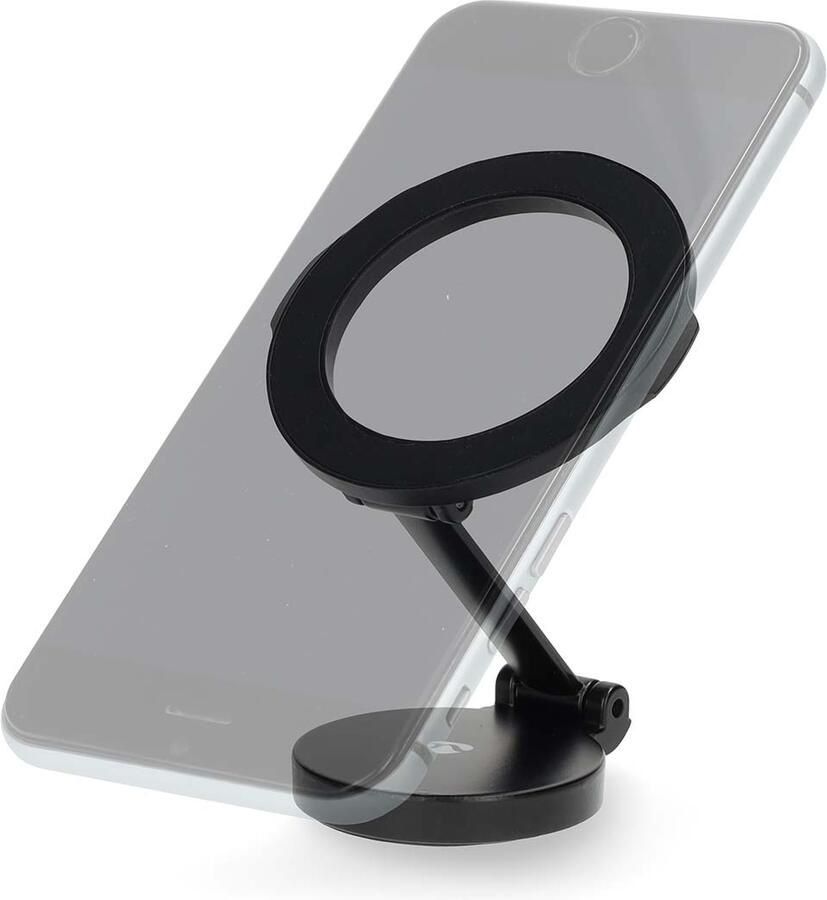 Nedis Magnetische smartphonehouder voor auto | Raam dashboard | Draai- en kantelbaar SCMT350BK