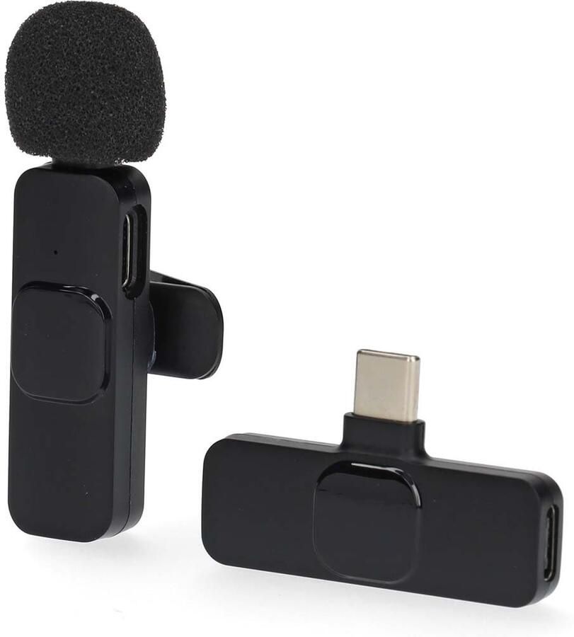 Nedis Microfoon | Gebruikt voor: Notebook Smartphone Tablet | Draadloos USB Type-C™ | USB-C™ Female | Aan uit knop MICW110BK