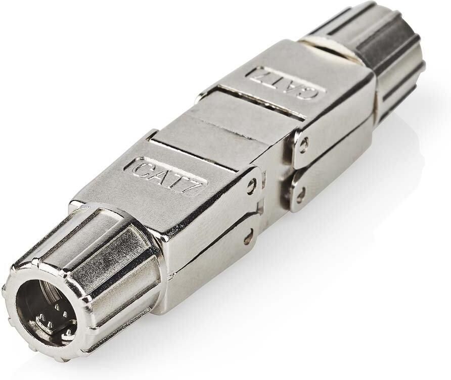 Nedis Netwerkkoppeling | CAT7 | Afgeschermd | RJ45 Female | RJ45 Female | Recht | Metaal | Doos CCGB89020ME