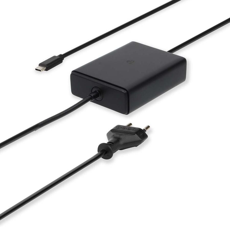 Nedis Notebook-Adapter | GaN | 45 W | 5 9 12 15 20 V DC | 2.25 2.33 2.92 3.0 A | Gebruikt voor: Notebook Smartphone Tablet | Euro