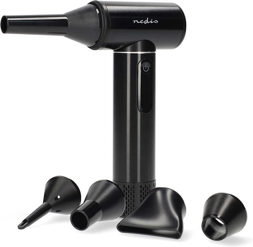 Nedis Snoerloze turbo-luchtblazer | 200 W | 130.000 rpm | 3 snelheden | Zwart VCTR100BK