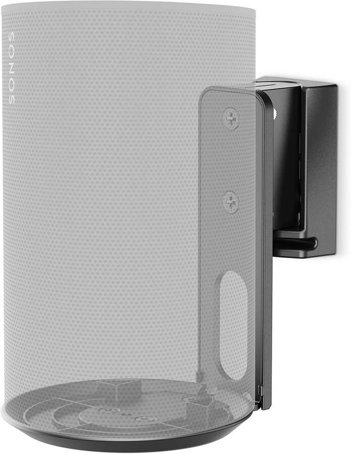 Nedis Speakerbeugel | Geschikt voor: Sonos Era100 | Wand | 3 kg | Kantelbaar Zwenken | Kantelbaar | Draaibaar | ABS Metaal | Zwart SPMT5800BK
