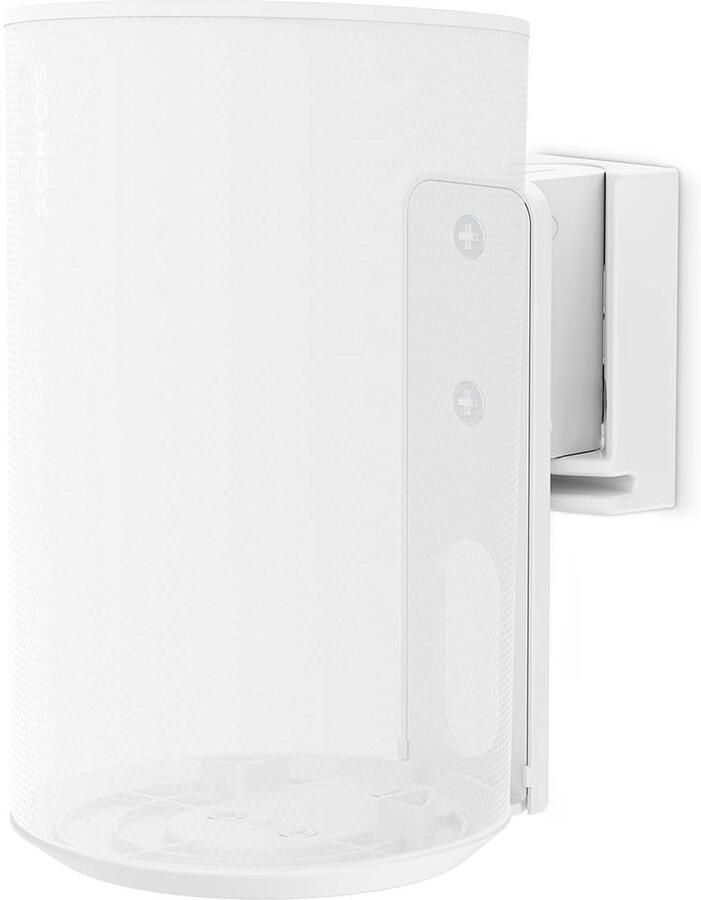 Nedis Speakerbeugel | Geschikt voor: Sonos Era100 | Wand | 3 kg | Kantelbaar Zwenken | Kantelbaar | Draaibaar | ABS Metaal | Wit SPMT5800WT