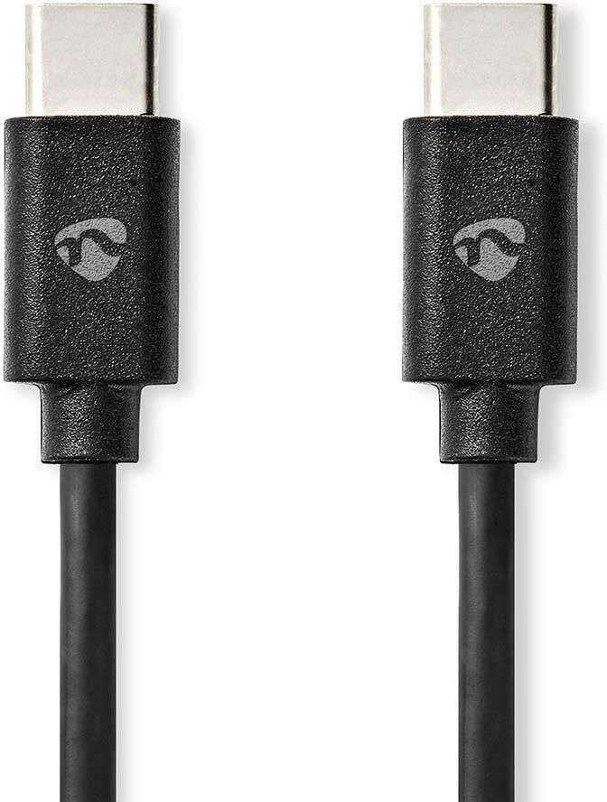 Nedis USB-C™-kabel | USB 2.0 | 60 W | 480 Mbps | 3 m | Zwart CCGB60700BK30