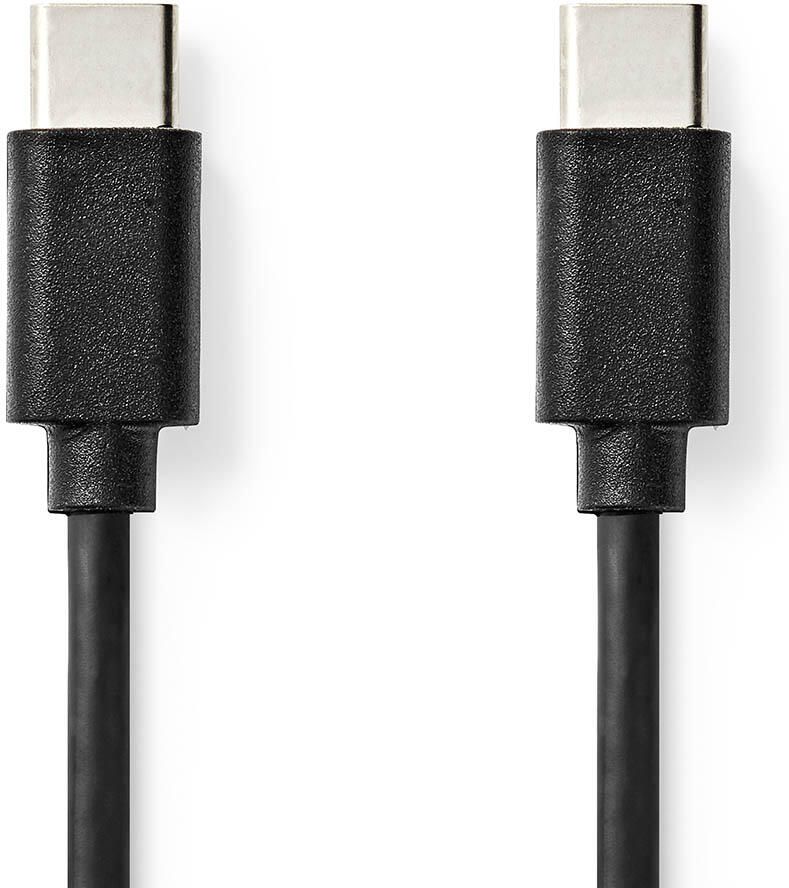 Nedis USB-C™-kabel | USB 2.0 | 60 W | 480 Mbps | 3 m | Zwart CCGL60700BK30