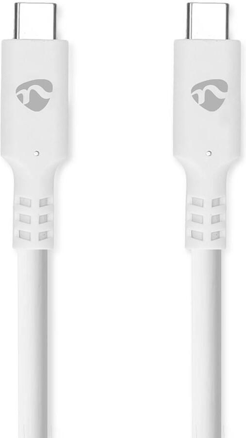 Nedis USB-C™-kabel | USB 3.2 Gen 2 | 100 W | 4K@60Hz | 10 Gbps | 2 m | Zwart CCGW64750WT20
