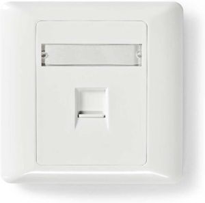 Nedis Netwerk Keystone-voorplaat | Frontplaat RJ45 | 1 poort | 1 stuks CCGP89750WT