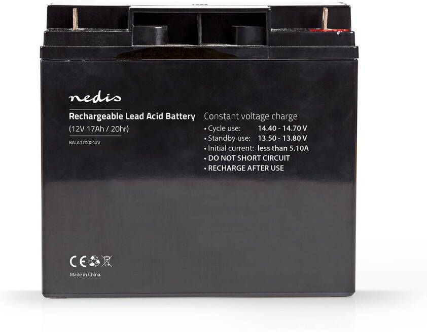 Nedis Oplaadbare Loodaccu | Lead-Acid | 12 V | 17000 mAh | 1 stuks BALA1700012V