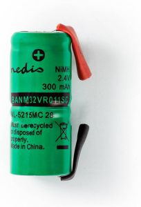 Nedis Oplaadbare NiMH-Batterij | 2.4 V DC | 300 mAh | 1 stuks BANM32VR011SC
