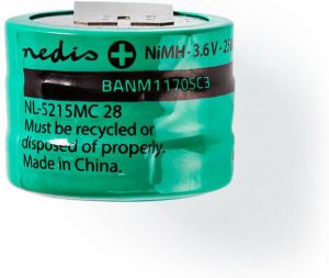Nedis Oplaadbare NiMH-Batterij | 3.6 V DC | 250 mAh | 1 stuks BANM1170SC3