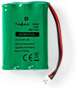 Nedis Oplaadbare NiMH-Batterij | 3.6 V DC | 600 mAh | 1 stuks BANM5T0424