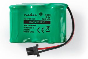 Nedis Oplaadbare NiMH-Batterij | 3.6 V DC | 600 mAh | 1 stuks BANM6T0157