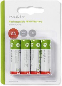 Nedis Oplaadbare NiMH-Batterij AA | 1.2 V DC | 2600 mAh | 1 stuks BANM26HR64B