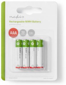 Nedis Oplaadbare NiMH-Batterij AAA | 1.2 V DC | 700 mAh | 1 stuks BANM7HR034B