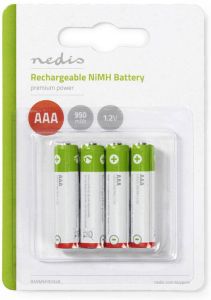 Nedis Oplaadbare NiMH-Batterij AAA | 1.2 V DC | 950 mAh | 1 stuks BANM9HR034B