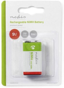 Nedis Oplaadbare NiMH-Batterij E-Block | 8.4 V DC | 250 mAh | 1 stuks BANM9HF91B