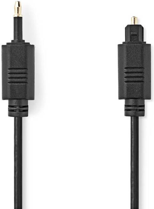 Nedis Optische Audiokabel | TosLink Male | Mini-Toslink | 1 m | 1 stuks CAGP25100BK10