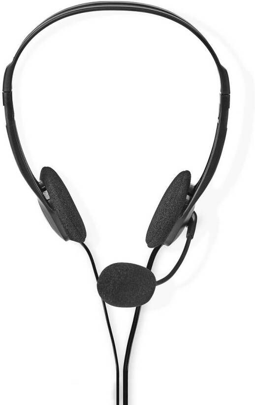 Nedis PC-Headset | On-Ear | Stereo | 2x 3.5 mm | 2 m | 1 stuks CHST100BK