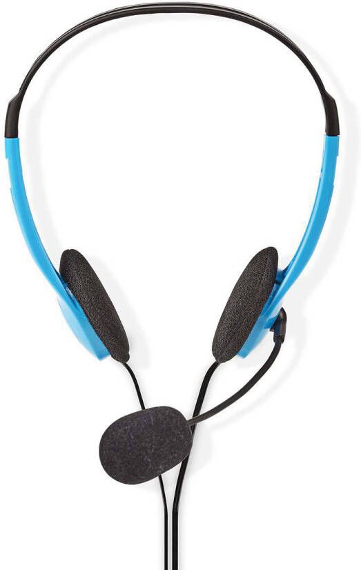 Nedis PC-Headset | On-Ear | Stereo | 2x 3.5 mm | 2 m | Blauw | 1 stuks CHST100BU