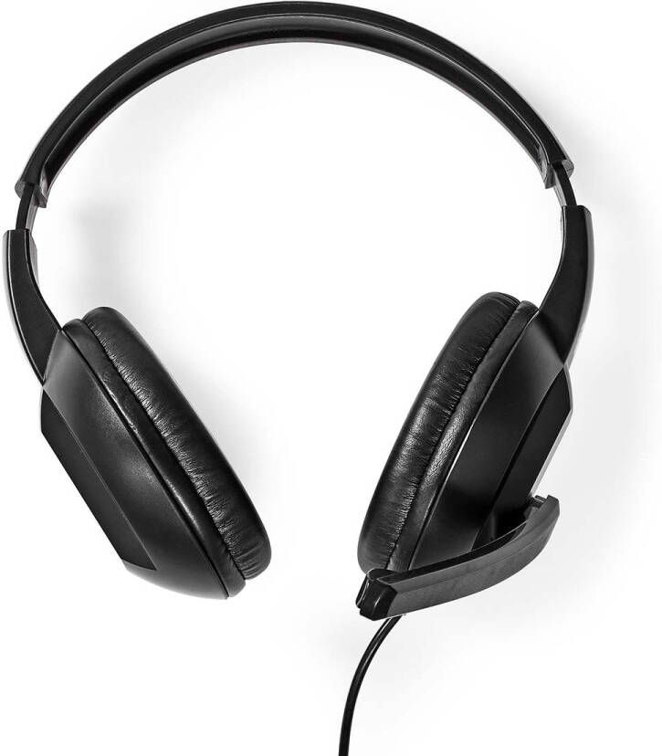 Nedis PC-Headset | Over-Ear | Stereo | USB Type-A USB Type-C | Inklapbare Microfoon | Zwart CHSTU210BK