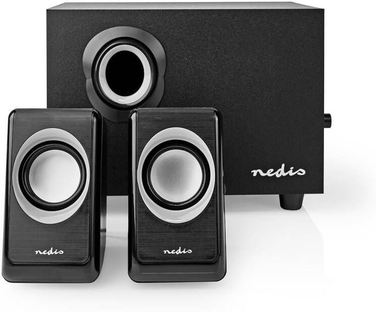Nedis PC-Speaker | 2.1 | 33 W | 3 5 mm Male | 1 stuks CSPR10021BK