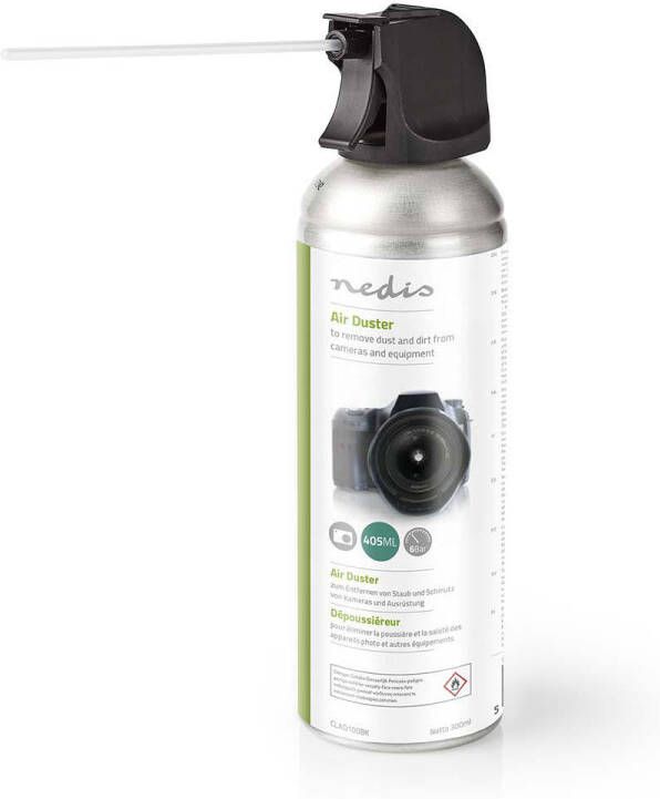 Nedis Persluchtreiniger | Schoonmaken | 0.405 l | 1 stuks CLAD100BK
